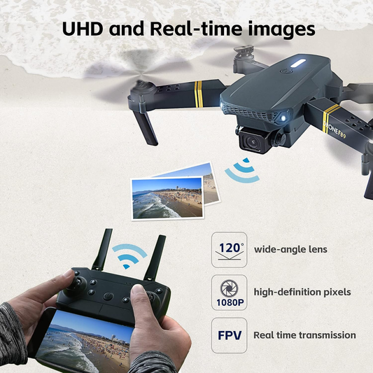 Drone Plegable Con Cámara Wifi 2.4g™ 998w